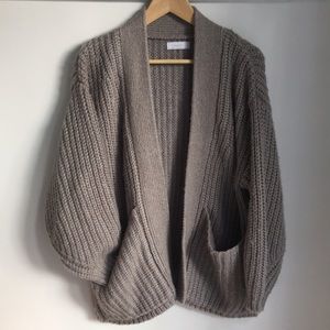 Oak + Fort | knit ribbed cardigan